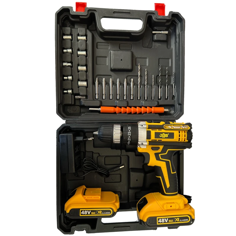 دریل پیچ گوشتی شارژی چکشی جاب مدل JB-4890 P